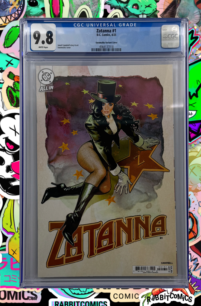 Zatanna #1 (Of 6) | Cover C Sozomaika Card Stock Variant | CGC 9.8