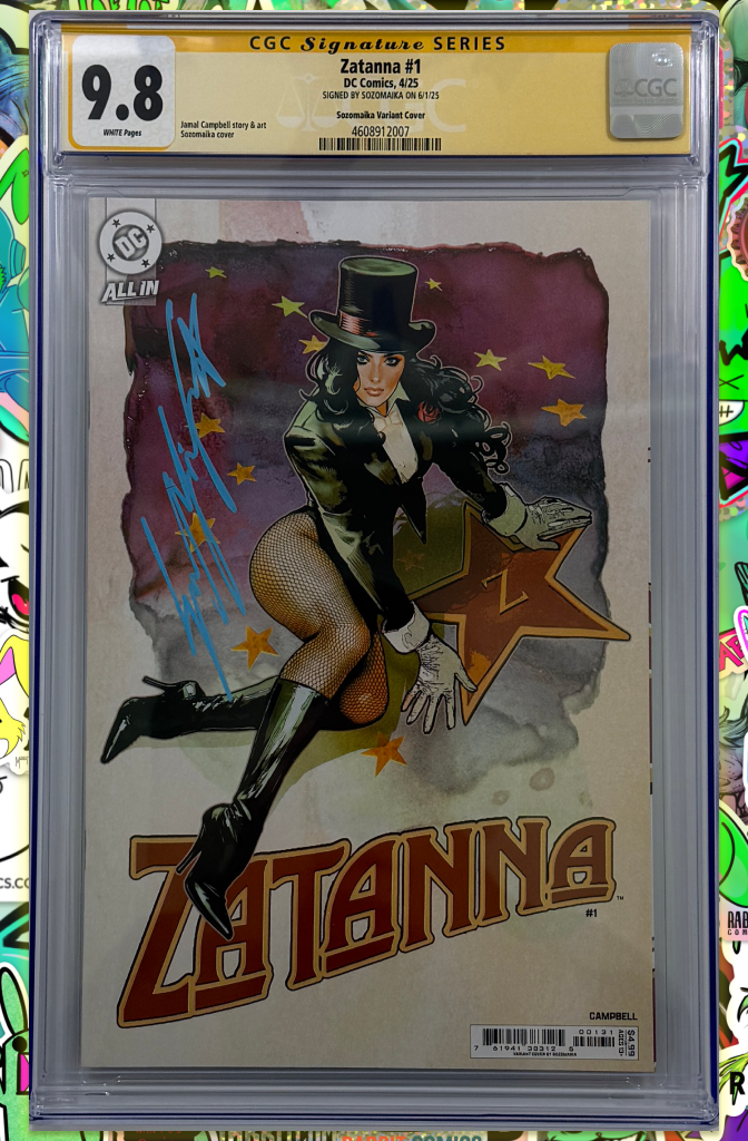 Zatanna #1 (Of 6) | Sozomaika Variant | CGC SS 9.8