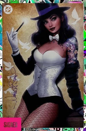 Zatanna #1 | Szerdy Calgary Fan Expo Tattoo Virgin Variant | Signed By Nathan Szerdy