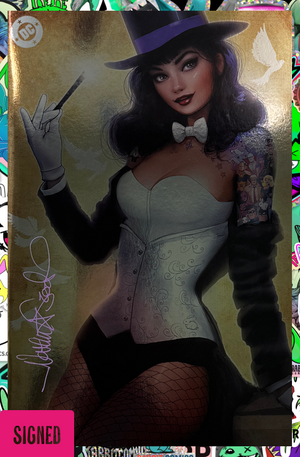 Zatanna #1 | Szerdy Calgary Fan Expo Tattoo Foil Variant | Signed By Nathan Szerdy