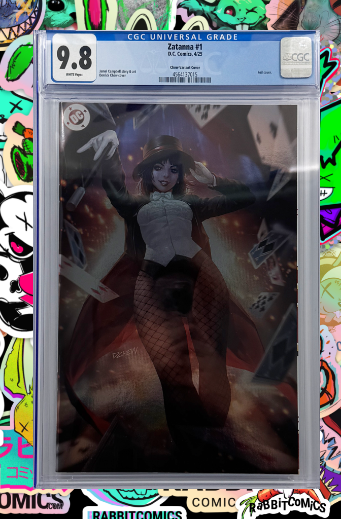 Zatanna #1 (Of 6) | Cover H Derrick Chew DC Showcase Foil Variant | CGC 9.8
