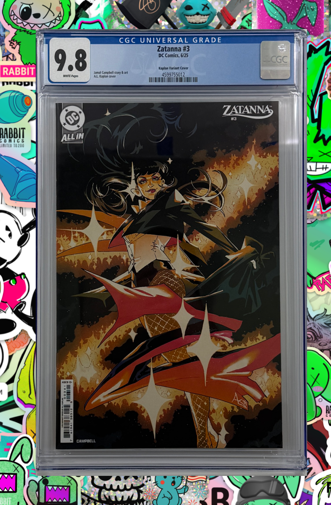 Zatanna #3 (Of 6) | Cover D 1:25 Ratio Al Kaplan Card Stock Variant | CGC 9.8