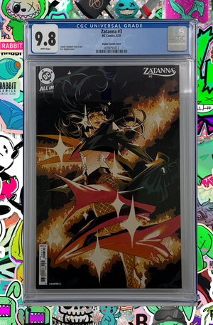 Zatanna #3 (Of 6) | Cover D 1:25 Ratio Al Kaplan Card Stock Variant | CGC 9.8
