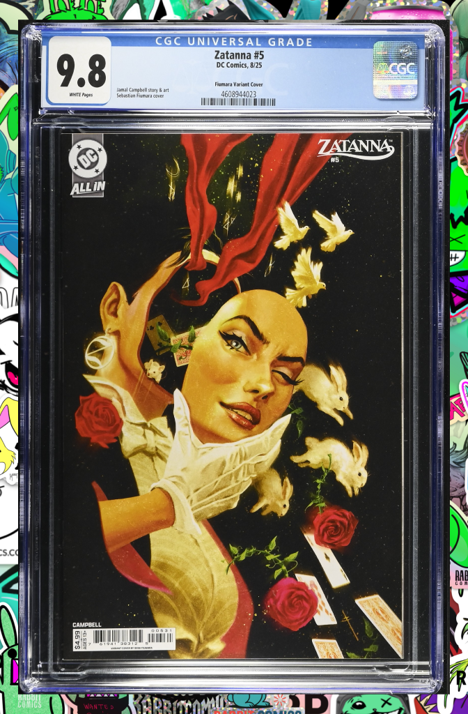 Zatanna #5 (Of 6) | Cover C Sebastian Fiumara Variant | CGC 9.8