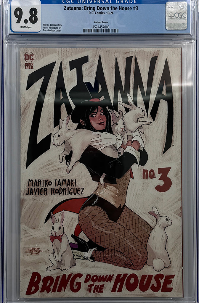 ZATANNA BRING DOWN THE HOUSE #3 (OF 5) | CVR B TERRY DODSON VARIANT | CGC 9.8