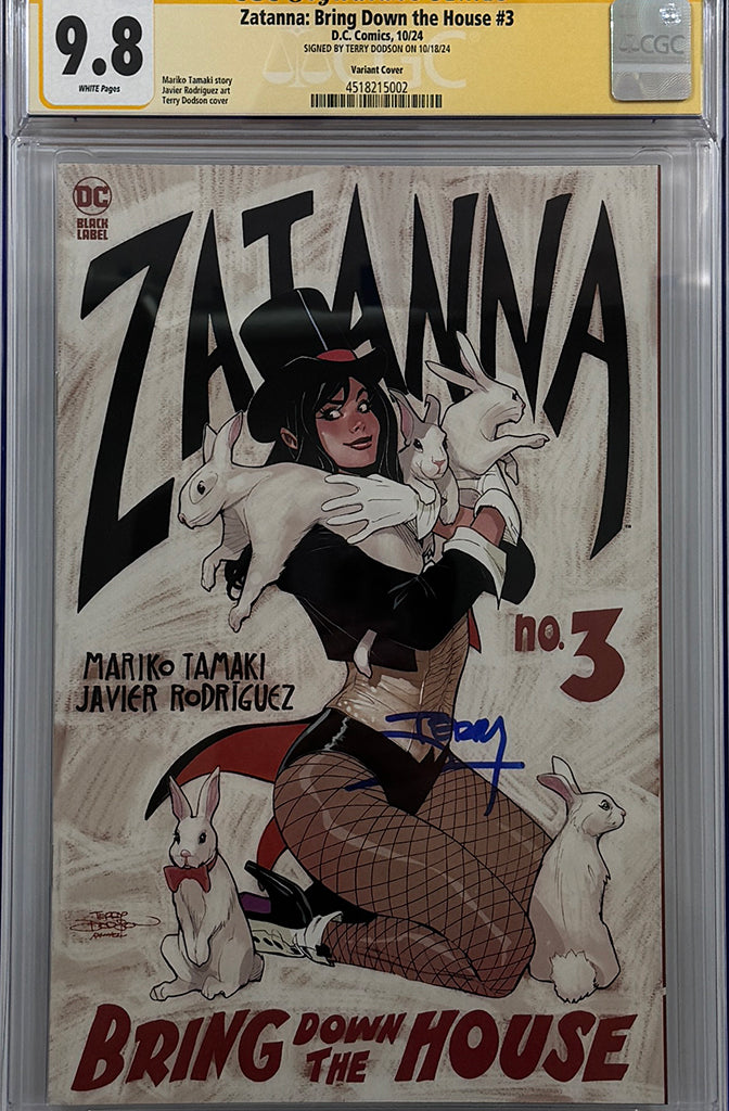 ZATANNA BRING DOWN THE HOUSE #3 (OF 5) | CVR B TERRY DODSON VARIANT | CGC SS 9.8