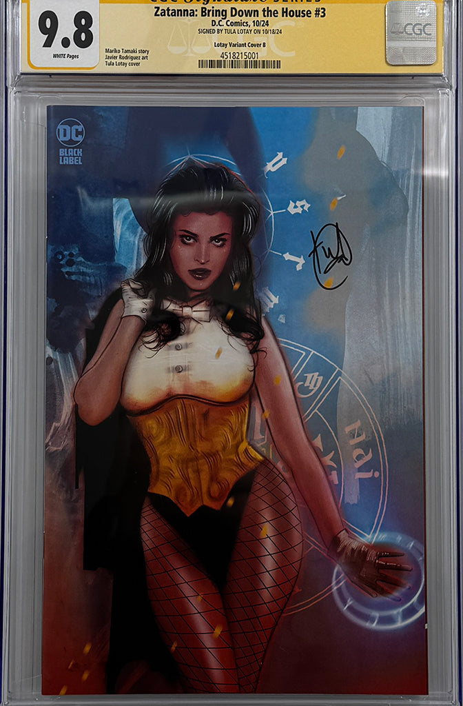 ZATANNA BRING DOWN THE HOUSE #3 (OF 5) | CVR C TULA LOTAY VARIANT | CGC SS 9.8