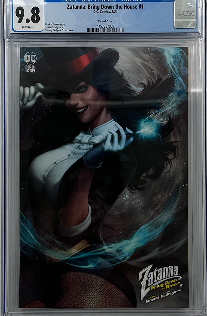 ZATANNA BRING DOWN THE HOUSE #1 (OF 5) | CVR B STANLEY ARTGERM | CGC 9.8