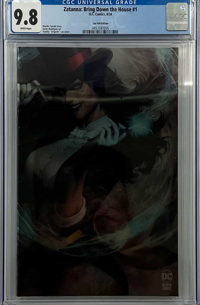 ZATANNA BRING DOWN THE HOUSE #1 (OF 5) | CVR D STANLEY ARTGERM FOIL VARIANT | CGC 9.8