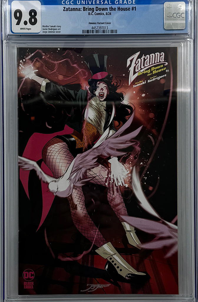 ZATANNA BRING DOWN THE HOUSE #1 (OF 5) | CVR C JORGE JIMENEZ VARIANT | CGC 9.8