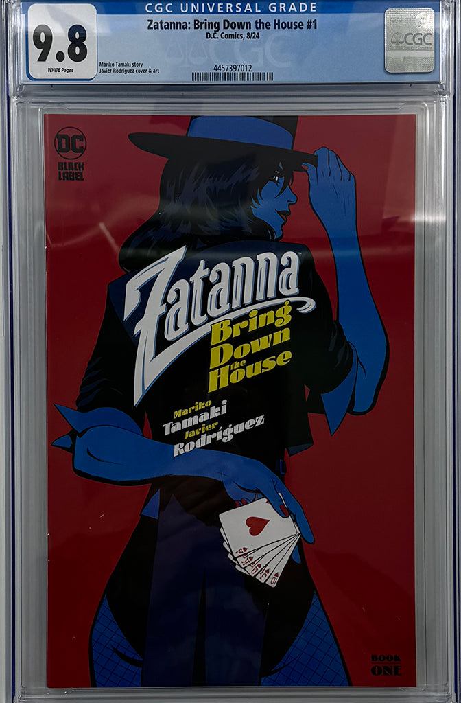 ZATANNA BRING DOWN THE HOUSE #1 (OF 5) | CVR A JAVIER RODRIGUEZ | CGC 9.8