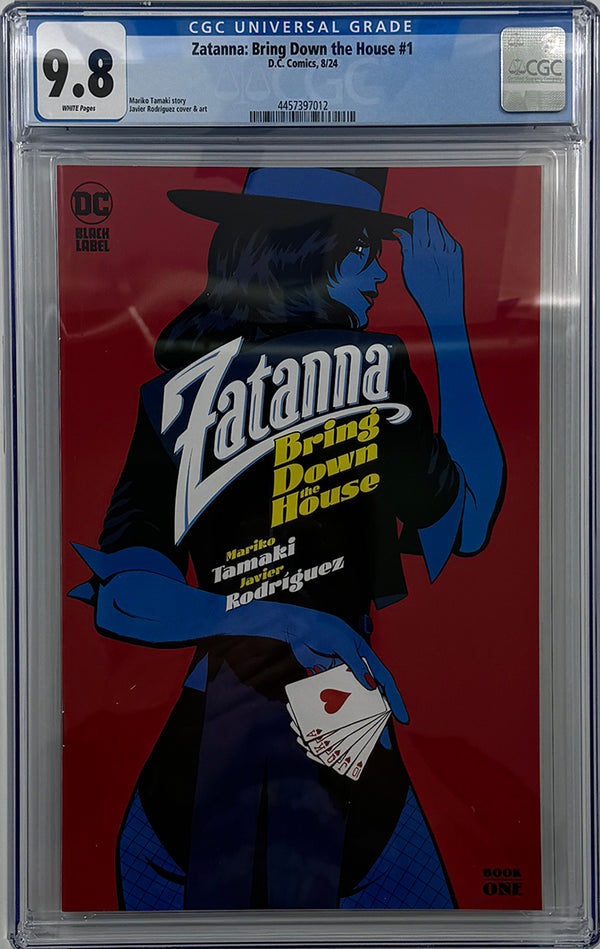 ZATANNA BRING DOWN THE HOUSE #1 (OF 5) | CVR A JAVIER RODRIGUEZ | CGC 9.8