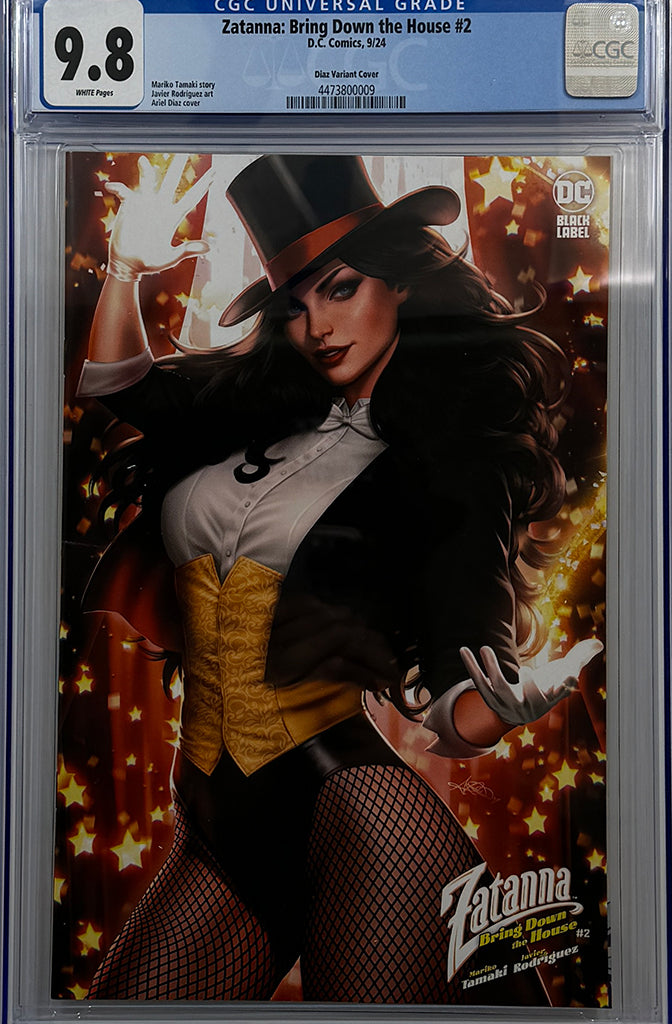 ZATANNA BRING DOWN THE HOUSE #2 (OF 5) | CVR C ARIEL DIAZ VARIANT | CGC 9.8