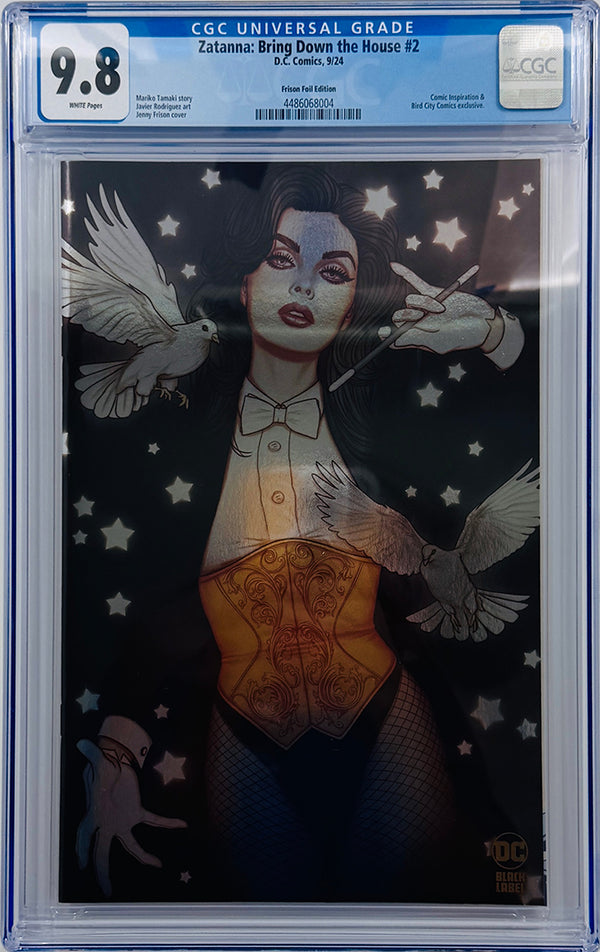 ZATANNA BRING DOWN THE HOUSE #2 (OF 5) | SDCC FRISON FOIL VARIANT | CGC 9.8