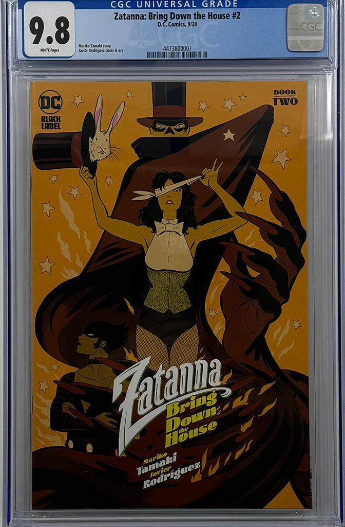 ZATANNA BRING DOWN THE HOUSE #2 (OF 5) | CVR A JAVIER RODRIGUEZ | CGC 9.8