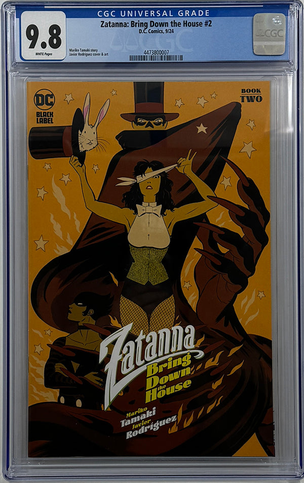 ZATANNA BRING DOWN THE HOUSE #2 (OF 5) | CVR A JAVIER RODRIGUEZ | CGC 9.8