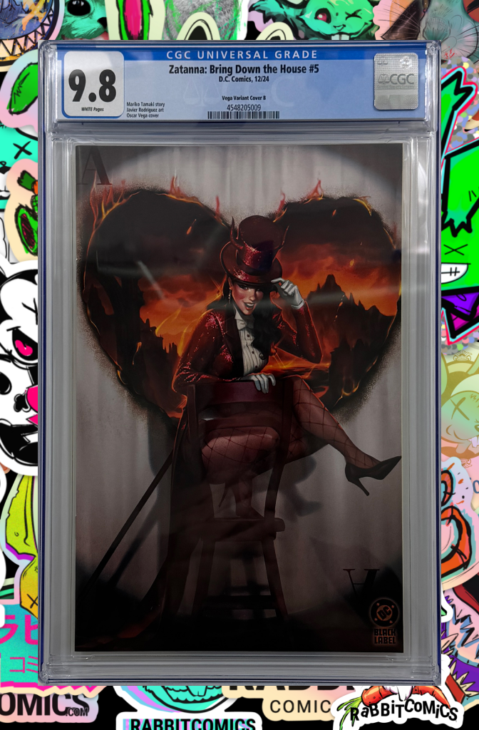 ZATANNA BRING DOWN THE HOUSE #5 (OF 5) | CVR D INC 1:25 OSCAR VEGA VIRGIN VAR | CGC 9.8