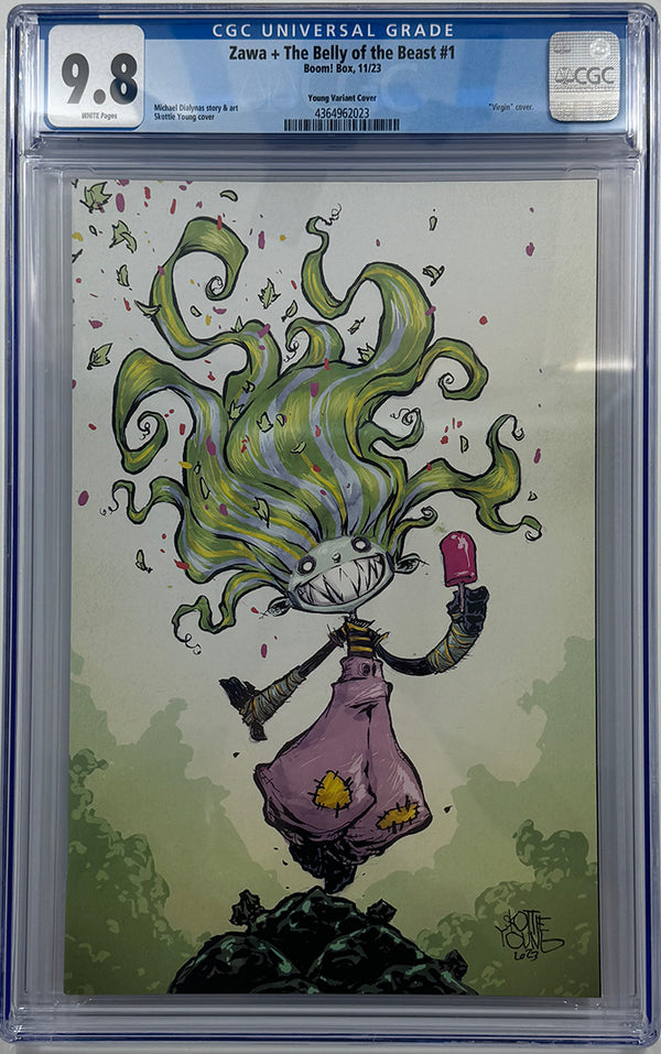 ZAWA + THE BELLY OF THE BEAST #1 | SKOTTIE YOUNG VARIANT | CGC 9.8