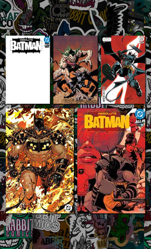 Absolute Batman #25 | A, B, C, E, F | 5 Book Bundle