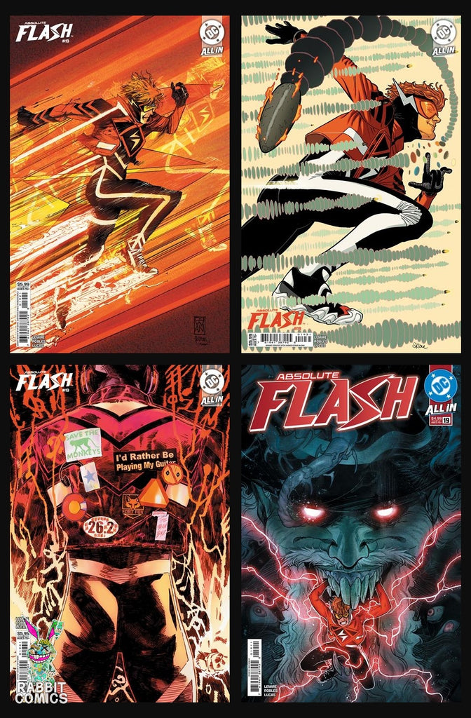 ABSOLUTE FLASH #19 CVR A, B, C, D | 4 Book Bundle
