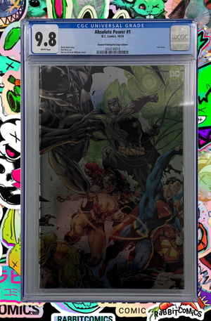 Absolute Power #1 | FANEXPO 2ND PRINT FOIL VARIANT | CGC 9.8