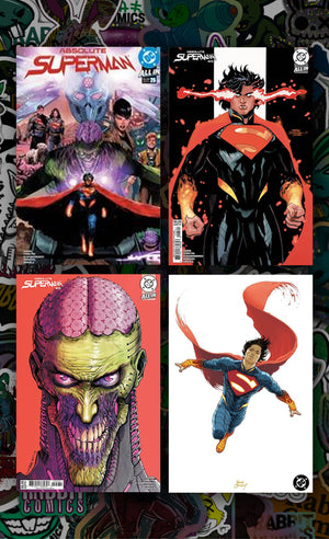 Absolute Superman #25 | A, B, C, F | 4 Book Bundle