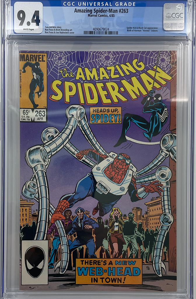 Amazing Spider-Man #263 | Birth Normie Osborn | CGC 9.4
