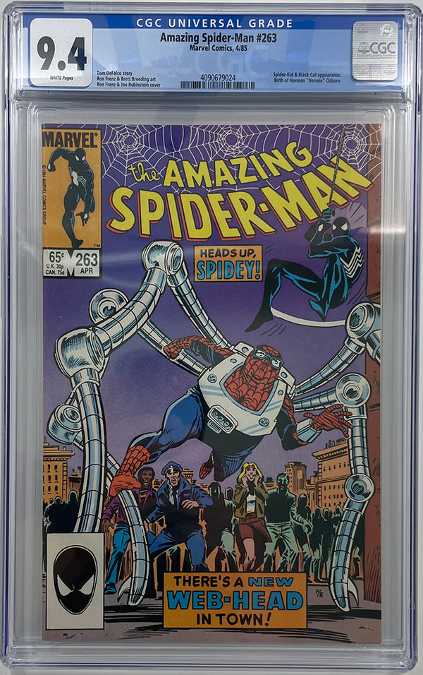 Amazing Spider-Man #263 | Birth Normie Osborn | CGC 9.4