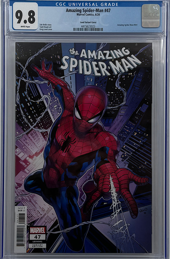 AMAZING SPIDER-MAN #47 | GREG LAND 1:25 RATIO VARIANT | CGC 9.8