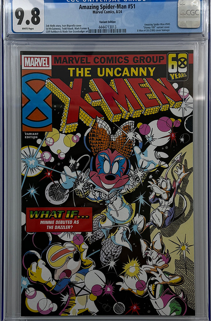 AMAZING SPIDER-MAN #51 | IVAN BIGARELLA DISNEY WHAT IF? VARIANT | CGC 9.8