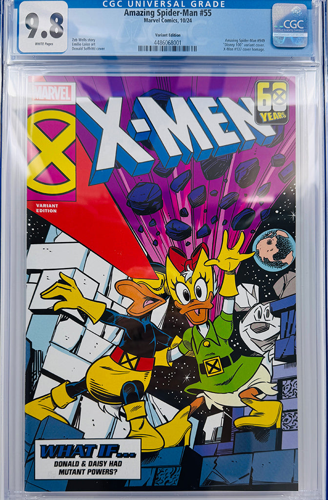 AMAZING SPIDER-MAN #55 | DONALD SOFFRITTI DISNEY WHAT IF? VARIANT | CGC 9.8