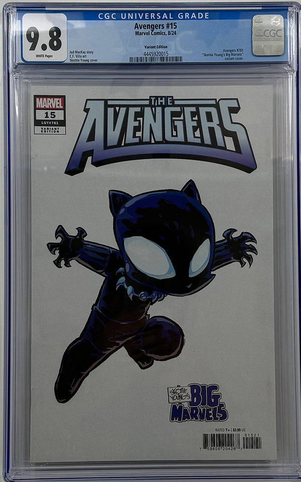 AVENGERS #15 | SKOTTIE YOUNG'S BIG MARVEL VARIANT | CGC 9.8