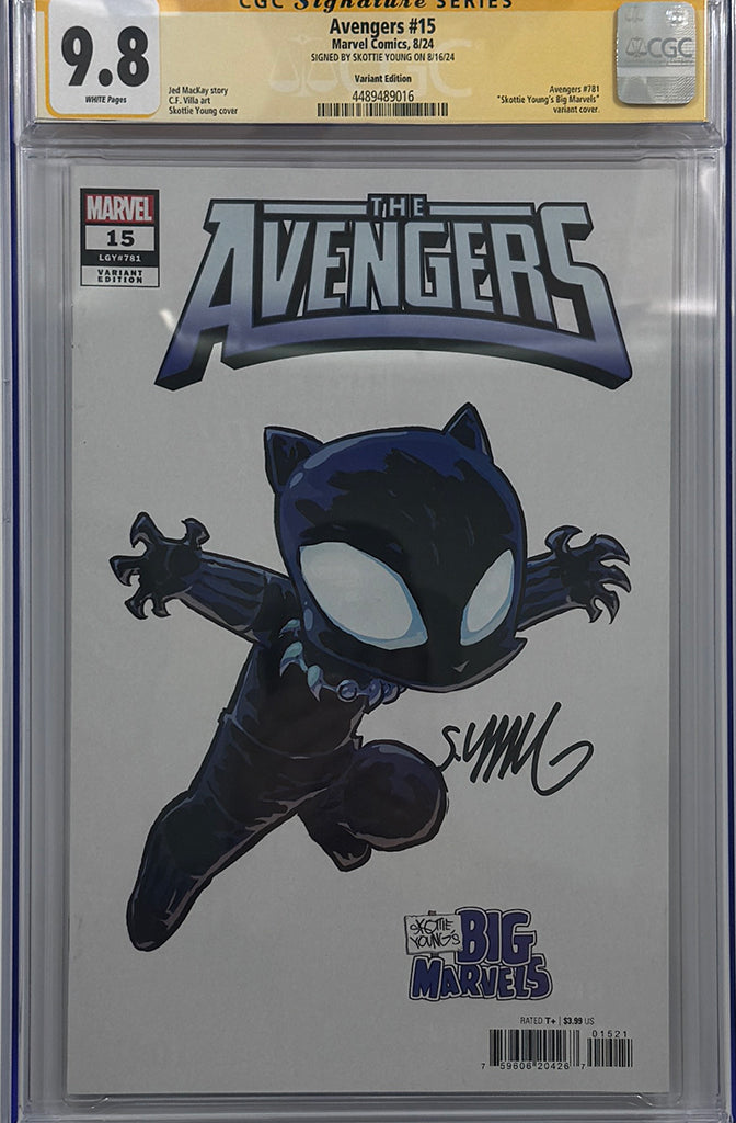 Avengers #15 | Young Variant | Signed by Skottie Young | CGC SS 9.8