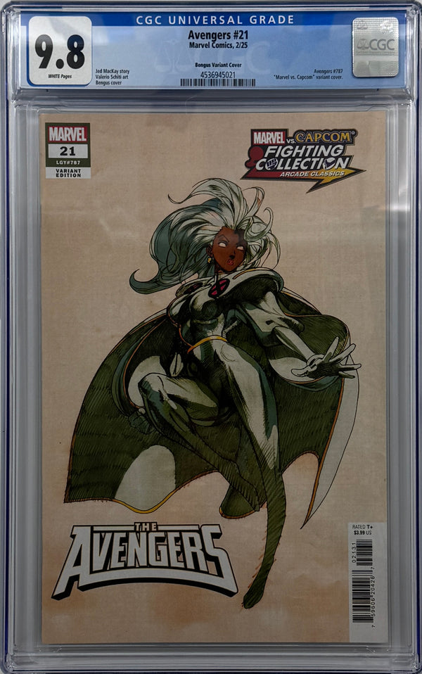 AVENGERS #21 | BENGUS MARVEL VS CAPCOM VARIANT | CGC 9.8