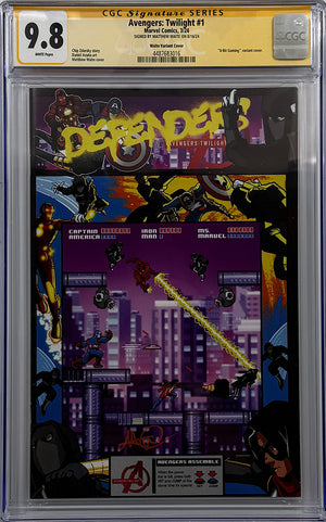 Avengers: Twilight #1 | Matthew Waite Exclusive 8-Bit Gaming Variant | CGC SS 9.8