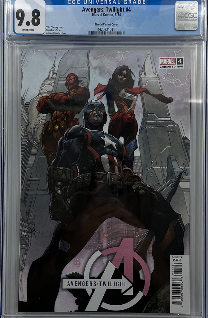 AVENGERS: TWILIGHT #4 | 1:25 SIMONE BIANCHI VARIANT | CGC 9.8