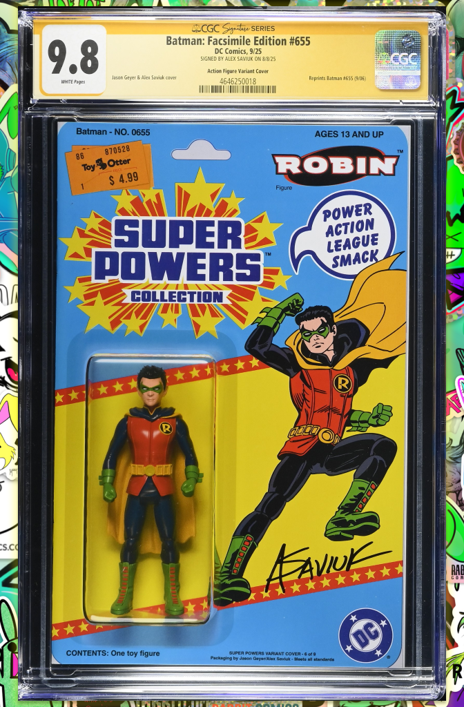 Batman #655 | Facsimile Edition Saviuk Super Powers Card Stock Variant  | CGC SS 9.8