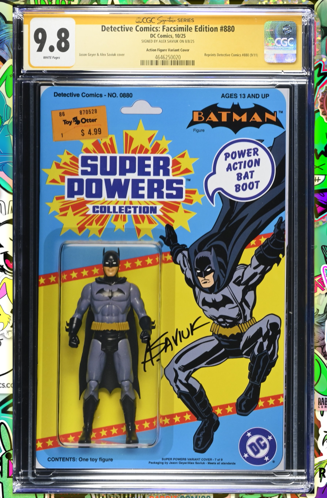 Detective Comics #880 Facsimile Edition Cover B  Alex Saviuk Super Powers Variant | CGC SS 9.8