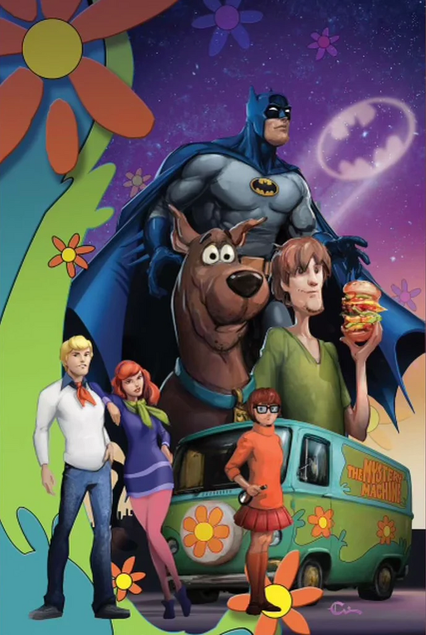 Batman Scooby Doo #1 | Clayton Crain FOIL MegaCon Virgin Variant