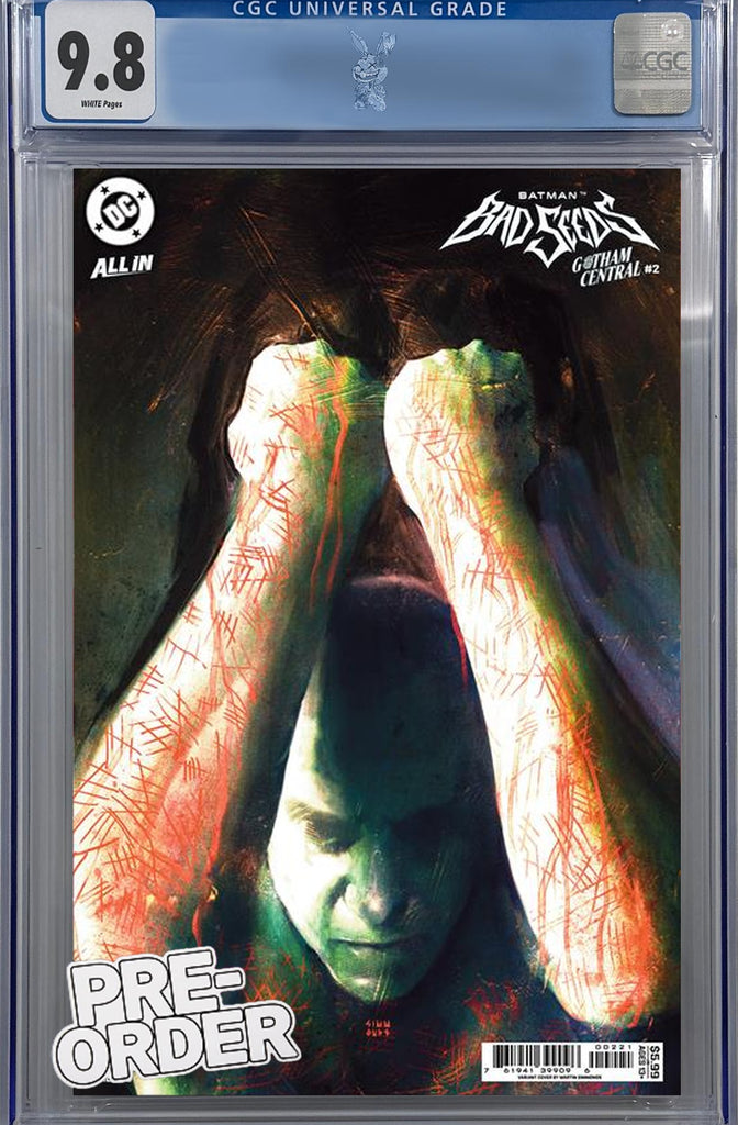 Batman Bad Seeds Gotham Central #2 Cover B Martin Simmonds Card Stock Variant CGC 9.8 pre-order