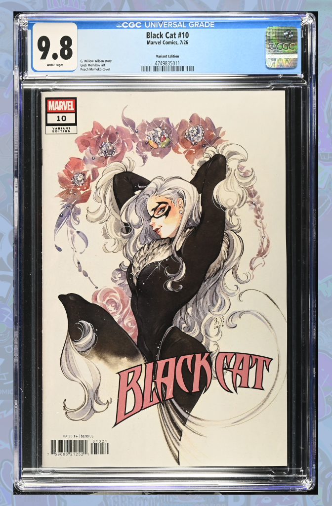 Black Cat #10 Peach Momoko Variant | CGC 9.8