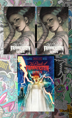 Universal Monsters: The Bride of Frankenstein Lives #1 | B, C, J | 3 Book Bundle