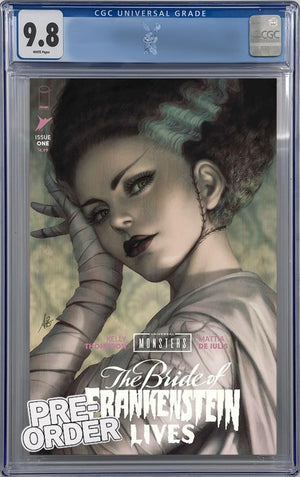 Universal Monsters: The Bride of Frankenstein Lives #1 Cover C (Artgerm Variant) | CGC 9.8 | PREORDER