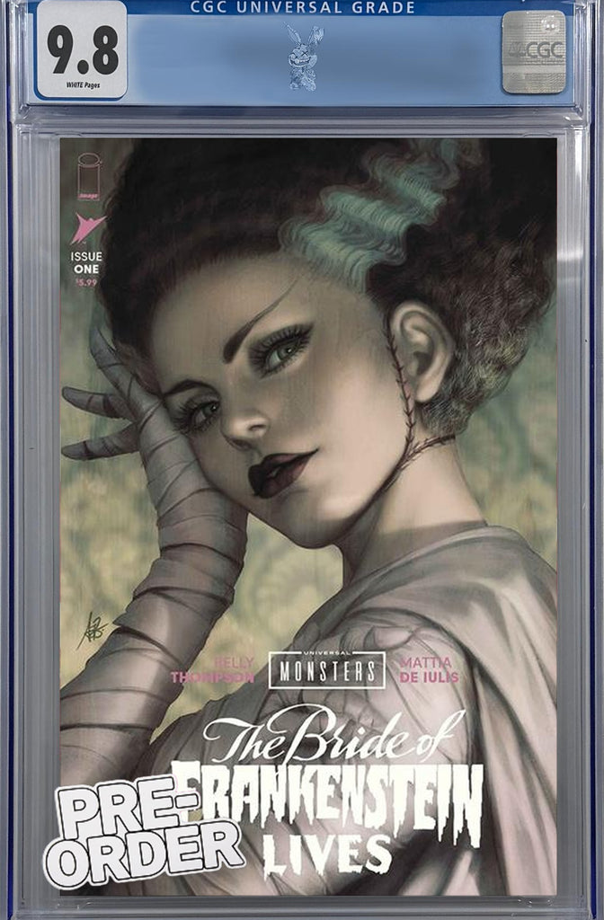 Bride of Frankenstein Lives #1 Cover J Artgerm Foil CGC 9.8 Preorder