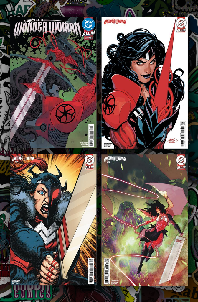 Absolute Wonder Woman #24 Cvr A, B, C, D | 4 Book Bundle