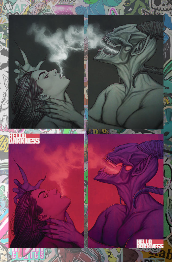 Hello Darkness #25 Jenny Frison Connecting Variant 4 Book Bundle