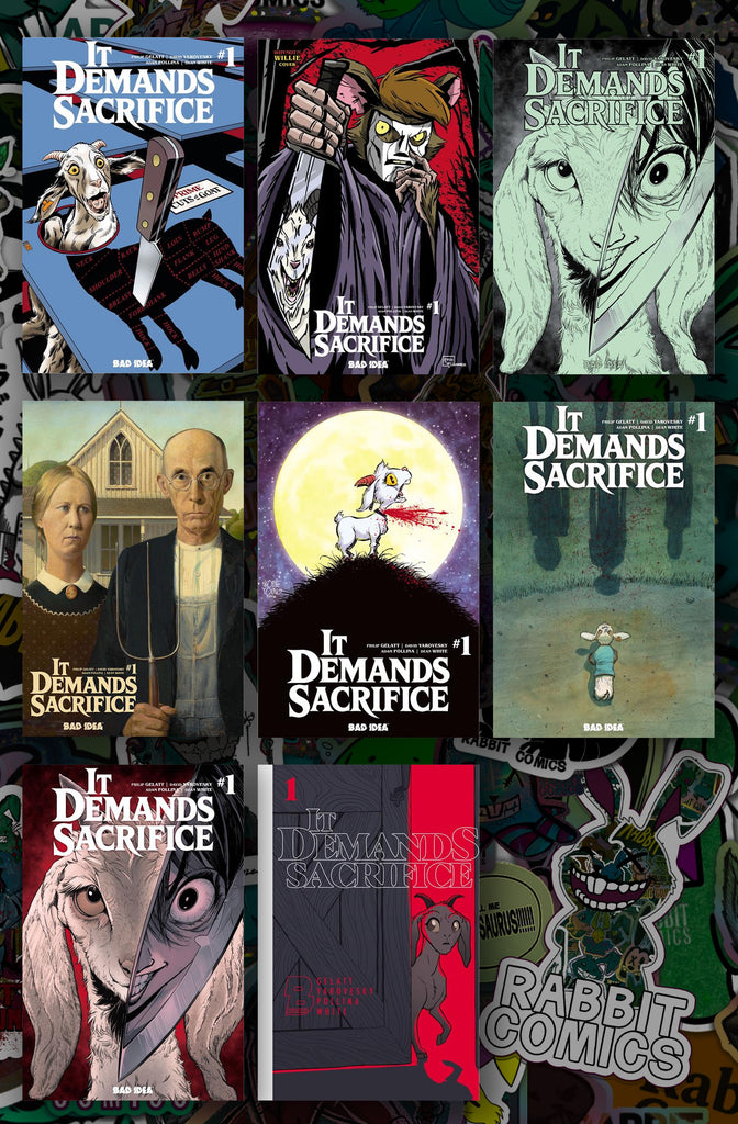 It Demands Sacrifice #1 | CVR A, B, C, D, E, K, L, J | 8 Book Bundle