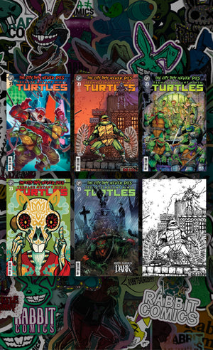 Teenage Mutant Ninja Turtles | A, B, C, D, E + 1:10 Ratio | 6 Book Bundle