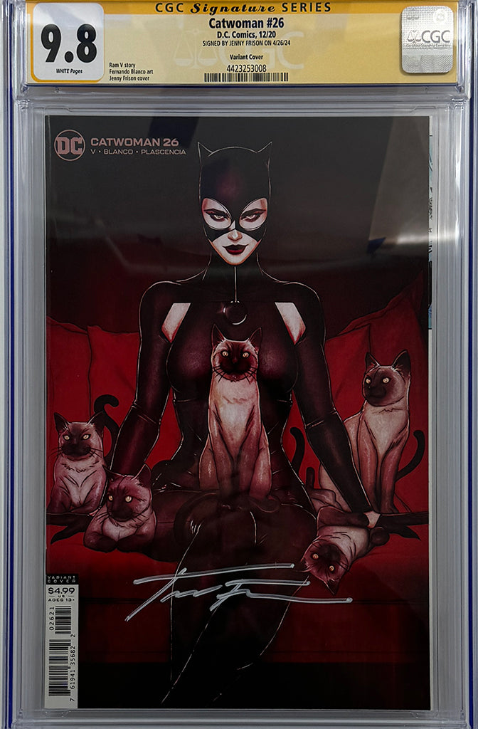 Catwoman #26 | JENNY FRISON CARD STOCK VARIANT | CGC SS 9.8