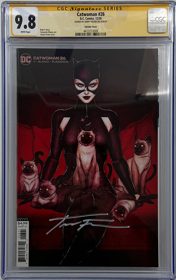 Catwoman #26 | JENNY FRISON CARD STOCK VARIANT | CGC SS 9.8